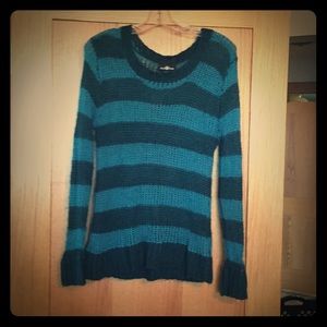 Open weave sweater